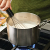 2qt Stainless Steel Saucepan with Measuring Marks Light Silver