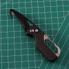 Multitool Keychain Knife; Small Pocket Box/Strap Cutter; Razor Sharp Serrated Blade And Paratrooper Hook; EDC Folding Knives