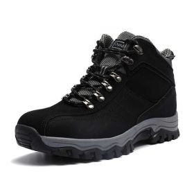 Waterproof Hiking Boots Men Autumn Winter Non-slip Lightweight Breathable Hiking Shoe Outdoor Trekking Hiking Shoes Hunting Shoe (Color: B2024-B, size: 45)