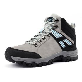 Waterproof Hiking Boots Men Autumn Winter Non-slip Lightweight Breathable Hiking Shoe Outdoor Trekking Hiking Shoes Hunting Shoe (Color: B2027-W, size: 42)