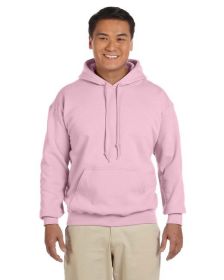 Pack Of 5 Gildan G185 Adult Heavy Blend 8 oz., 50/50 Hooded Sweatshirt (Color: LIGHT PINK, size: M)