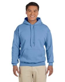 Pack Of 5 Gildan G185 Adult Heavy Blend 8 oz., 50/50 Hooded Sweatshirt (Color: CAROLINA BLUE, size: M)