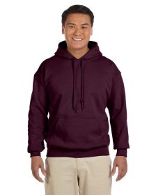 Pack Of 5 Gildan G185 Adult Heavy Blend 8 oz., 50/50 Hooded Sweatshirt (Color: Maroon, size: 2XL)