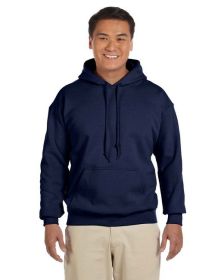 Pack Of 5 Gildan G185 Adult Heavy Blend 8 oz., 50/50 Hooded Sweatshirt (Color: Navy, size: XL)