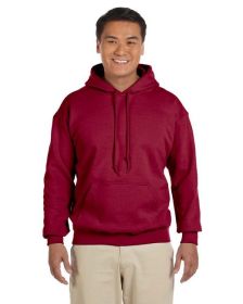 Pack Of 5 Gildan G185 Adult Heavy Blend 8 oz., 50/50 Hooded Sweatshirt (Color: CARDINAL RED, size: 3XL)