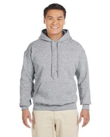 Pack Of 5 Gildan G185 Adult Heavy Blend 8 oz., 50/50 Hooded Sweatshirt (Color: SPORT GREY, size: 3XL)