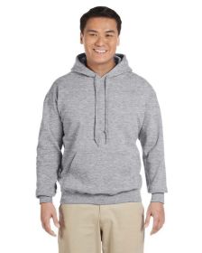 Pack Of 5 Gildan G185 Adult Heavy Blend 8 oz., 50/50 Hooded Sweatshirt (Color: GRAPHITE HEATHER, size: 3XL)