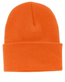 Port & Company Knit Cap CP90 (Color: Neon Orange, size: OSFA)