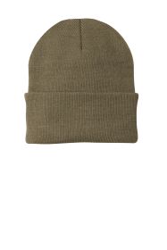 Port & Company Knit Cap CP90 (Color: Coyote Brown, size: OSFA)