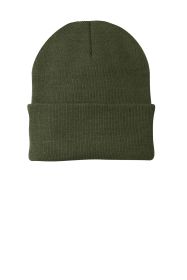 Port & Company Knit Cap CP90 (Color: Olive Drab Green, size: OSFA)