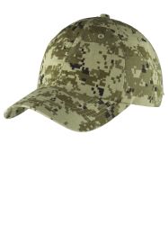 Port Authority Digital Ripstop Camouflage Cap C925 (Color: Green Camo, size: OSFA)