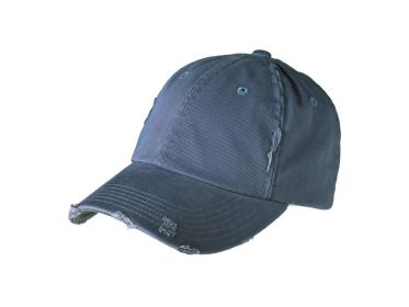 District Distressed Cap DT600 (Color: Scotland Blue, size: OSFA)