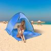 Pop Up Beach Tent Sun Shade Shelter Anti-UV Automatic Waterproof Tent Canopy for 2/3 Man w/ Net Window Storage Bag