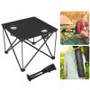 Travel Camping Picnic Portable Foldable Table with Cup Holder