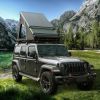 Trustmade Triangle Aluminium Black Hard Shell Grey Rooftop Tent with Roof Rack Scout Plus Series